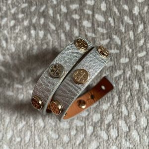 Tory Burch Leather Wrap Bracelet